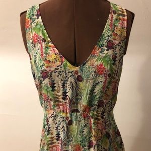 What Goes Around Comes Around Silk Liberty print dress